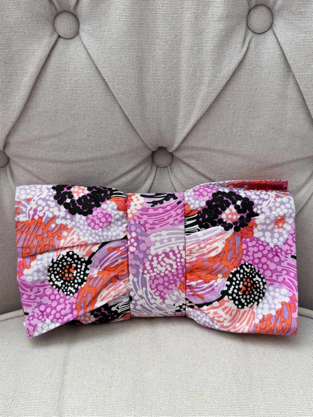 Marisa Baratelli Purple, Pink and Orange Clutch Purse